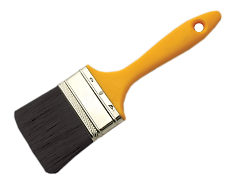 Klasik Fırça Sentetik Yağlı Boya Fırçası Plastik Saplı Nu:3 (70 Mm)