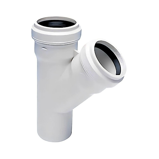 FIRAT 50 X 50 TEK ÇATAL PVC DUBLEX ATIK SU BORUSU