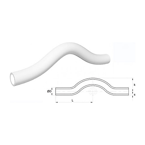 FIRAT 25 MM DÜZ KAVİS BEYAZ PPRC PLASTİK BORU ( 2 ADET )