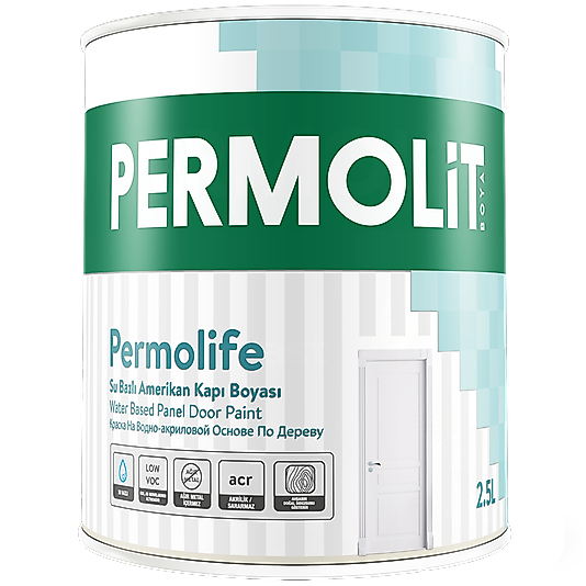 PERMOLİFE SU BAZLI AMERİKAN KAPI BOYASI 1 L.