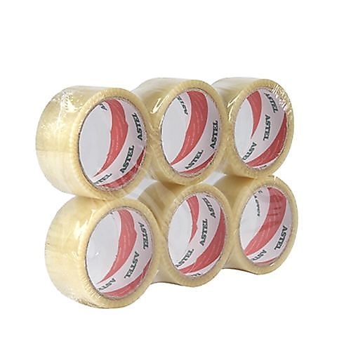 ASTEL KOLİ BANDI ŞEFFAF 45 MM x40 MT ( 6 ADET )