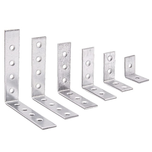 MOBİLYA KÖŞE BAĞLANTI SABİTLEME DEMİRİ L DEMİR DEPREM DOLAP DUVAR SABİTLEME DEMİRİ 40 X 60 MM ( 5 ADET)