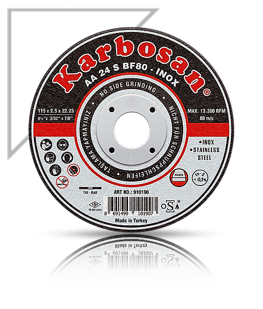 KARBOSAN İNOX KESİCİ 180'LİK