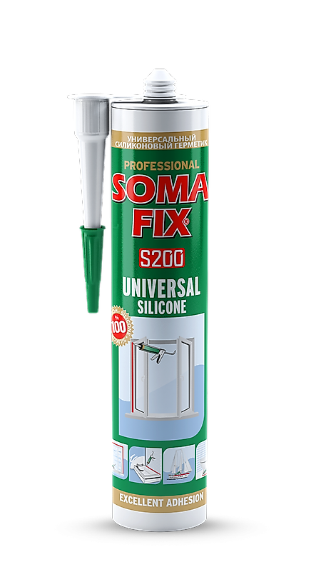 SOMAFİX ÜNİVERSAL SİLİKON GENEL AMAÇLI SİLİKON ANTRASİT 280 GR.
