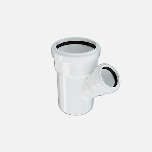 FIRAT 110 X 75 TEK ÇATAL PVC DUBLEX ATIK SU BORUSU