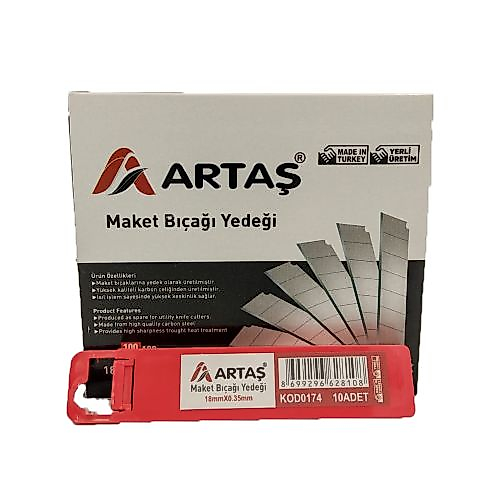 ARTAŞ FALÇATA MAKET BIÇAĞI AĞZI 0,35 MM ( 10 ADET )