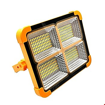 Noas YL71-0209-S Solar Portatif Projektör rgb 200w 16000 lm 4 mod çalışma ( BEYAZ+G.IŞIĞI+400K+SOS)