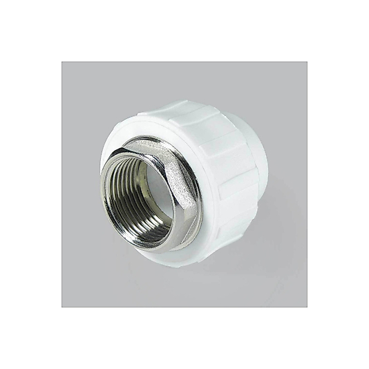 FIRAT 32 MM İÇ DİŞLİ RAKOR ALTIKÖŞE BEYAZ PPRC PLASTİK BORU ( 1 ADET )