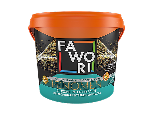 FAWORİ FENOMEN YARI MAT SİLİKONLU  SU BAZLI İÇ CEPHE BOYASI 2,5 L