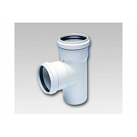 FIRAT 50 X 50 TE ÇATAL PVC DUBLEX ATIK SU BORUSU