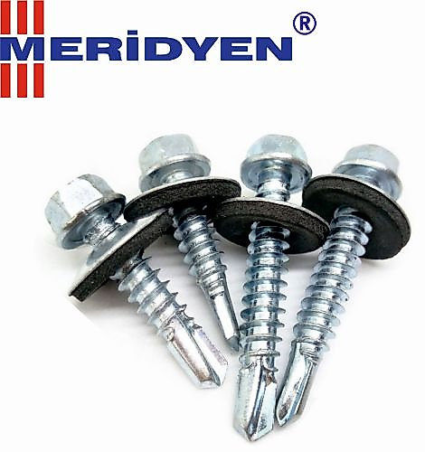 MERİDYEN TRAPEZ VİDASI PULLU AKILLI VİDA 5,5x32 MM ( 25 ADET )