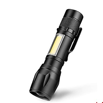 Cata CT-8024 Polis Cep Led El Feneri 200 lm 3 Fonksiyonlu Beyaz Yanma süresi 4-6 Saat