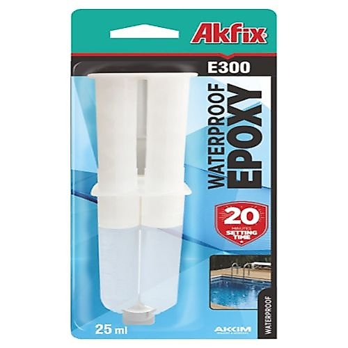 AKFİX EPOKSİ SUYA DAYANIKLI ŞEFFAF (E300) 25 ML.