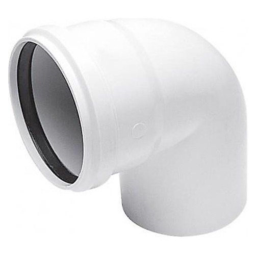 FIRAT 125 X 87° KAPALI DİRSEK PVC DUBLEX ATIK SU BORUSU