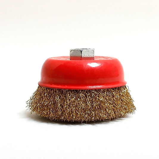 DALGA TELLİ ÇANAK FIRÇA 100 MM.