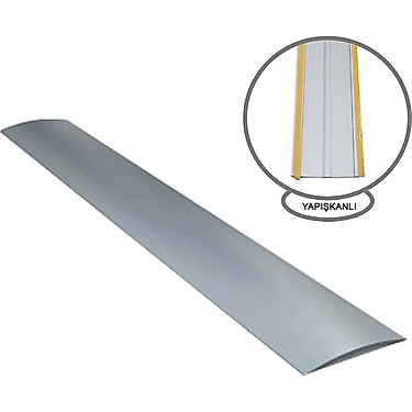 ALÜMİNYUM EŞİK ÇITASI YAPIŞKANLI SATEN RENKLİ MAT 90 CM.