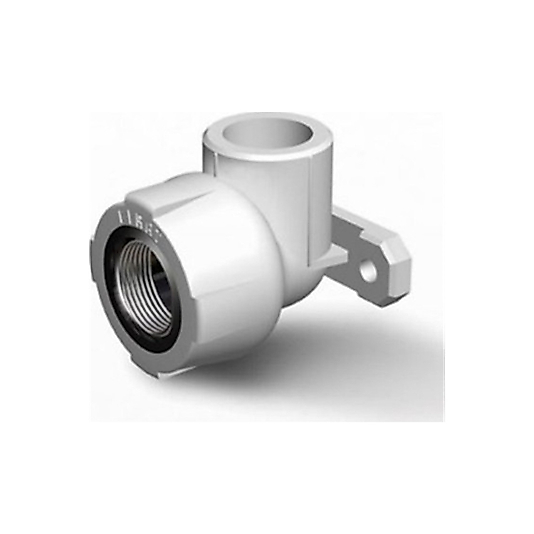 FIRAT 20-1/2 MM KULAKLI BATARYA BAĞLANTISI KULAKLI DİRSEK BEYAZ ( 1 ADET )