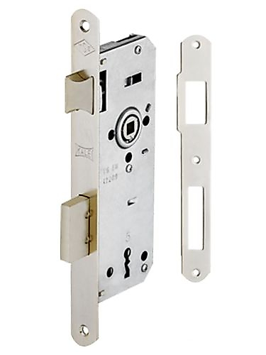 KALE 151 R EXTRA GÖMME KİLİT 40 MM NİKEL İÇ KAPI GÖMME KİLİDİ ( 1 ADET ) OVAL