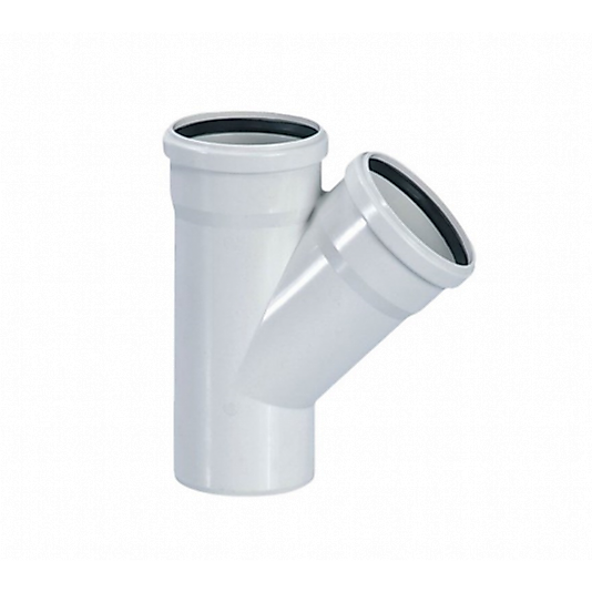 FIRAT 75 X 75 TEK ÇATAL PVC DUBLEX ATIK SU BORUSU