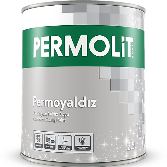 PERMOYALDIZ ALÜMİNYUM YALDIZ BOYA 0,250 L.