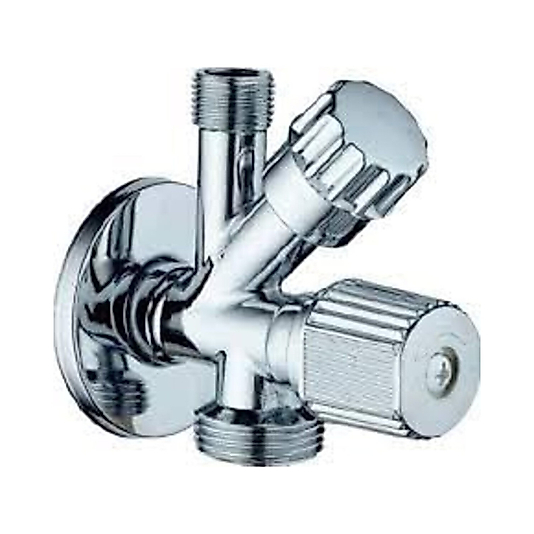 ÇAMAŞIR VE BATARYA ÇİFT ÇIKIŞLI DUAL ÇATAL ARA MUSLUK 1.KALİTE