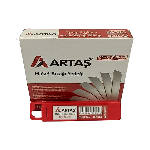 ARTAŞ FALÇATA MAKET BIÇAĞI AĞZI 0,50 MM ( 100 ADET )