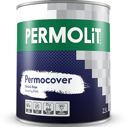 PERMOLİT PERMOCOVER LEKE ÖRTÜCÜ BOYA 0,75 L.