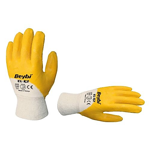 BEYBİ KN 2 NİTRİL ELDİVEN İŞ ELDİVENİ BAĞ BAHÇE İNŞAAT ELDİVEN NO:10 ( 2 ADET )