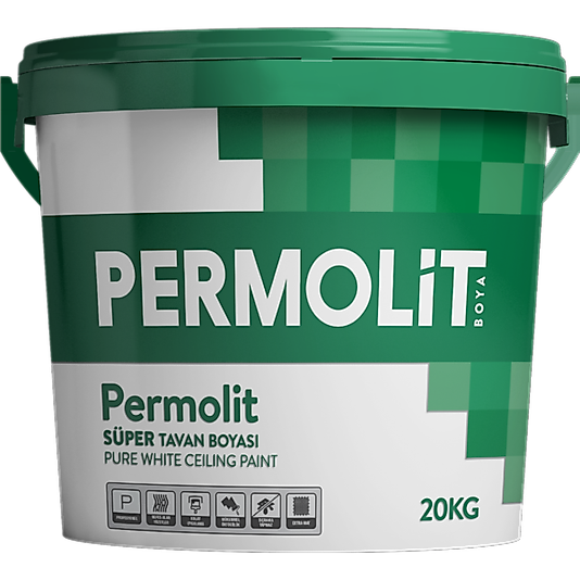 PERMOLİT SÜPER TAVAN BOYASI 3,5 KG